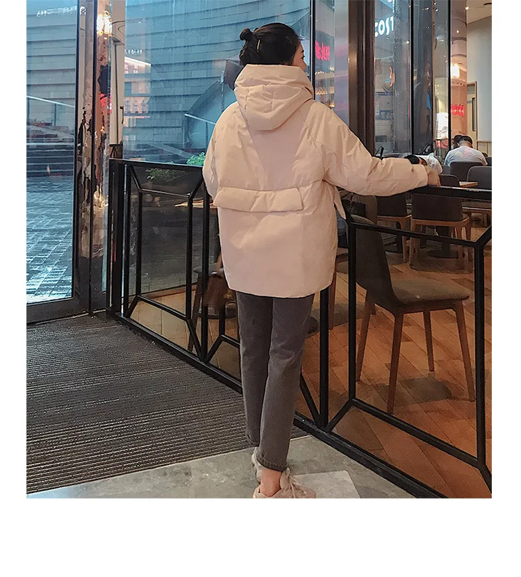 Новое поступление, парки Mujer 2019, модные новые 2019 пуховики, женские куртки с капюшоном, зимние женские 806