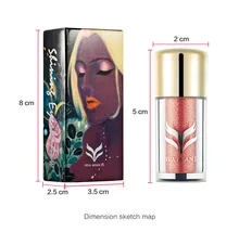 2 colors beauty Professional Makeup Earth Color Eyeshadow Palette Glitter