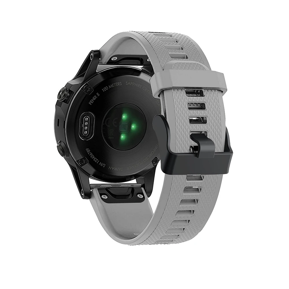 Quick Release силиконовые Easy fit запястье ремешок 26 22 20 мм для Garmin Fenix 5X5 5S плюс 3 3 HR Forerunner 935 часы