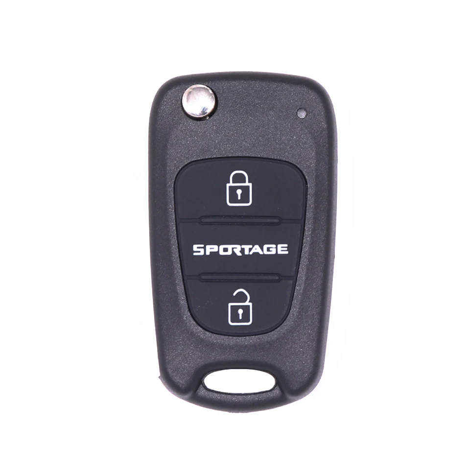 

3 Buttons Car-styling Flip Folding Remote Key Shell Blank Case Replacement For Kia Sportage