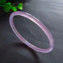 Уникальный красивый естественный розовый Агат браслет, женщины Best подарок 56 мм-60 мм