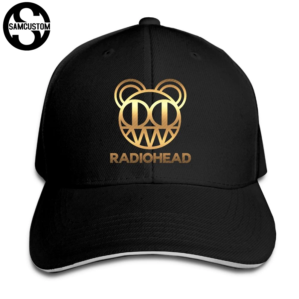 

SAMCUSTOM Four Seasons Universal Casual Cap Summer sunshade Creative Radiohead 3D Printing Visors Sandwich Cap