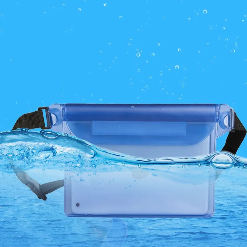 

Outdoor Bags Waterproof Pouch Dry Bag Case With Waist Shoulder Strap Pack Blue and Black Color