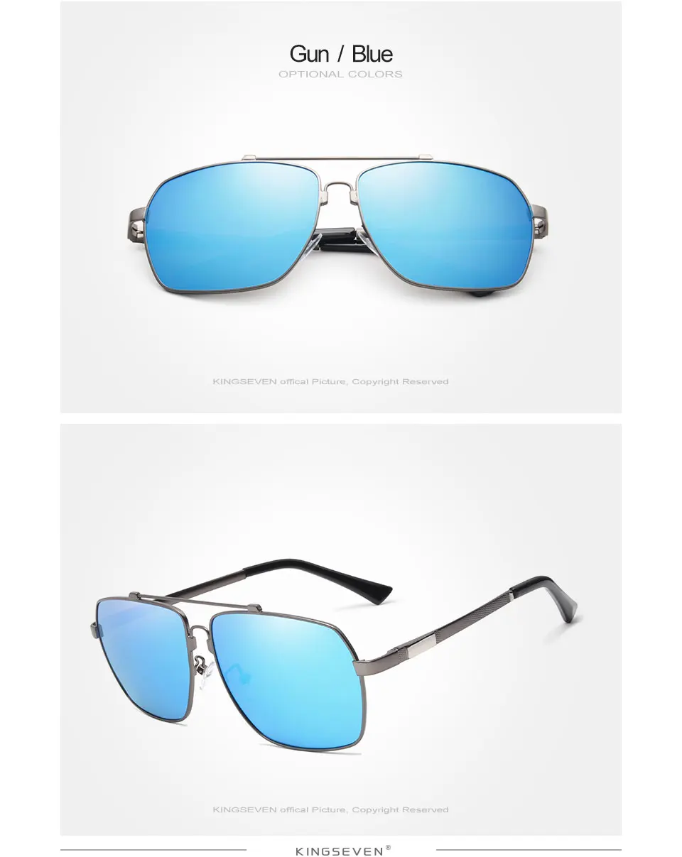KINGSEVEN, новинка, унисекс классические брендовые солнечные очки Для Мужчин Поляризованные Алюминий вождения мужские солнцезащитные очки для женщин UV400 Óculos