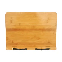 Учебники для чтения кронштейн книжные концы бамбуковая подставка планшет кулинарная книга Ретро Регулируемая книга выделяется Настольный документ