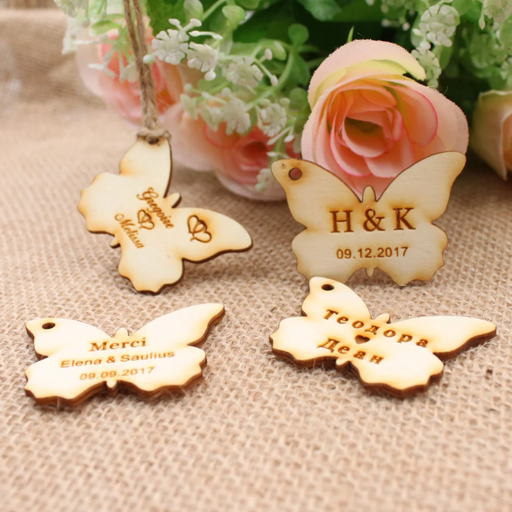 Индивидуальная искусственная бабочка персонализированная украшение для стола