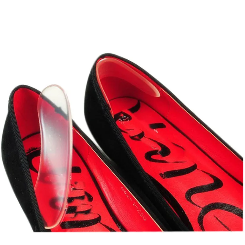 

Newest 1Pair Fashion Silicone Gel Heel Cushion protector Shoe Insert Pad Insole Levert Dropship dig6329