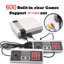 10 шт. обновления Мини ТВ Ручной игровой консоли для ne игры с 600 различных Встроенные игры для PAL/NTSC