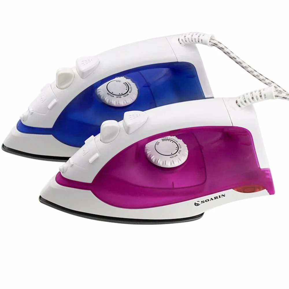 

Eletric Steam Ironing Machine Portable Electric Steamer Iron With 3 Gear Teflon Soleplate Handheld Flatiron For Clothes Ironing