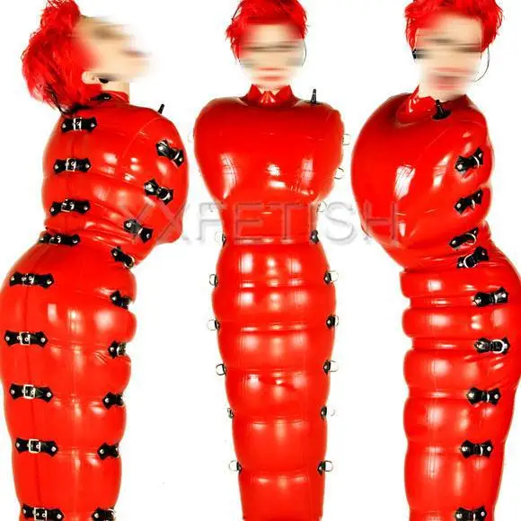Inflatable latex clothing