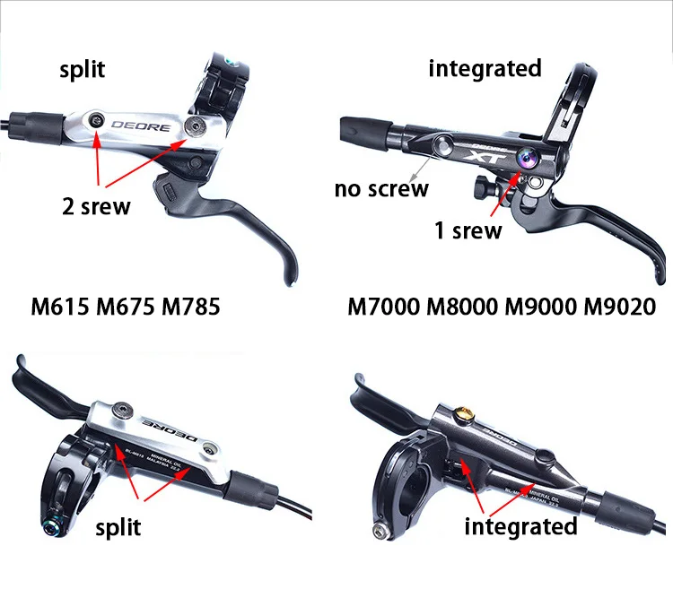 Супер легкий диск масло винты из титанового сплава устанавливать границы XT дисковые тормоза масляный тормоз Разделение цилиндр для DEORE M610/M615/M675/M785