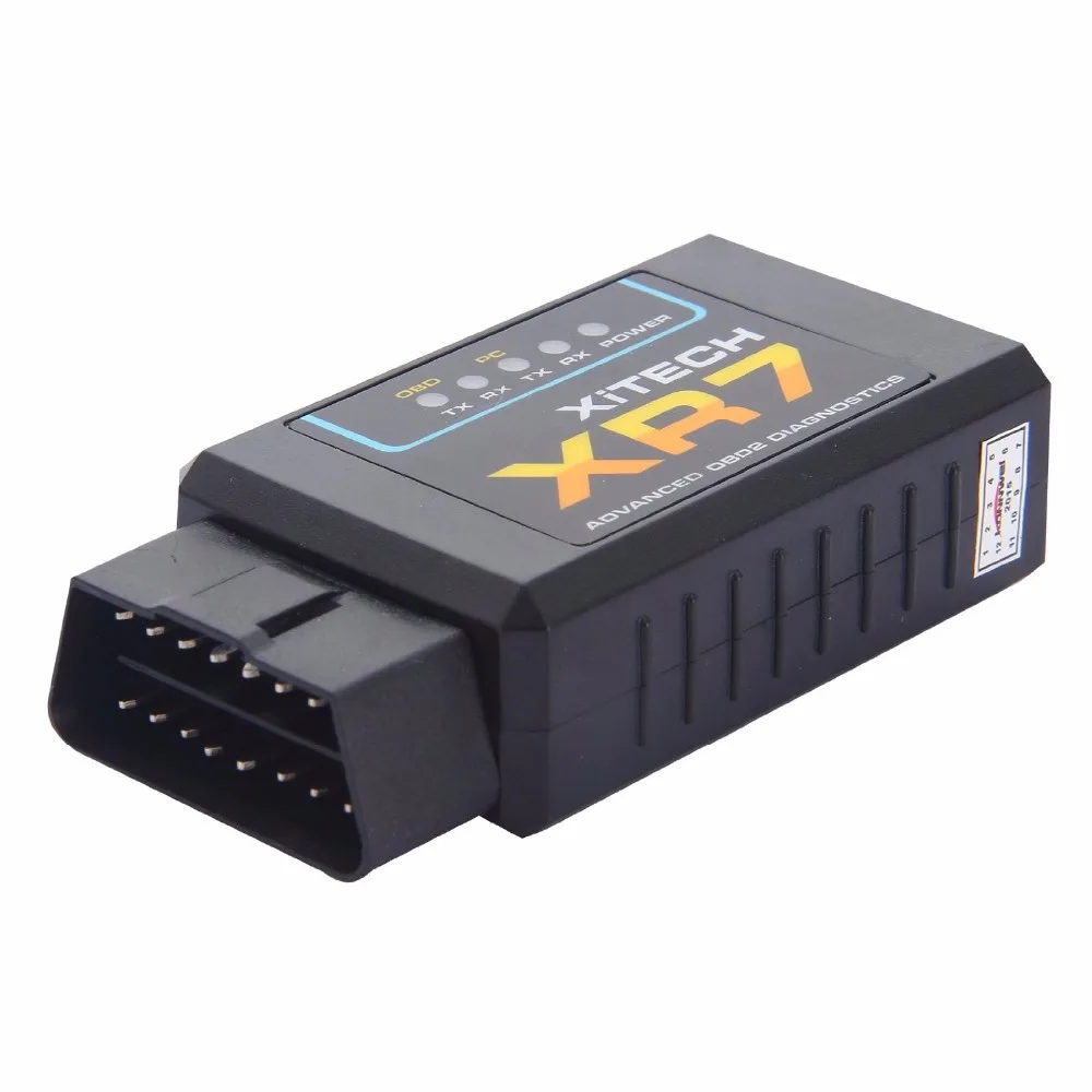 Универсальный Автомобильный сканер XR7 OBD V2.1 ELM327 OBD2 Bluetooth OBDII 2 тестер автомобиля CAN