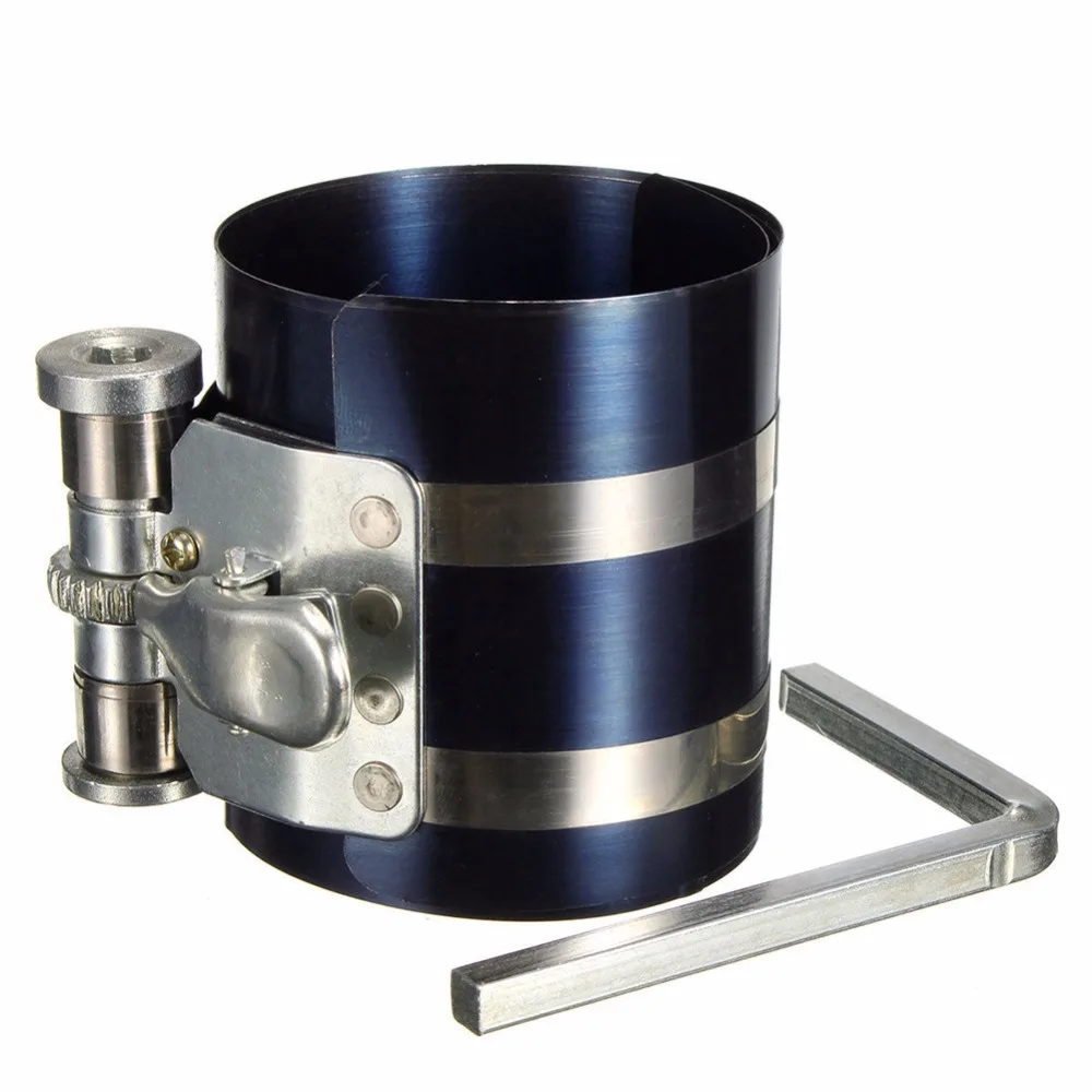 

3" Car Engine Piston Ring Compressor Tool Installer Band Ratcheting 53-125mm