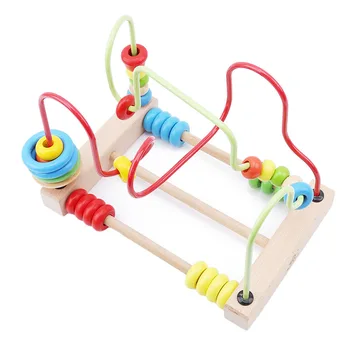 

Around Beads Wooden Toys For Children Kids Puzzle Early Learning Education Intelligence Abacus Toy Educational Math Toys Gifts