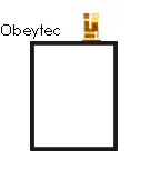 Obeytec 1" Проекционный емкостный сенсорный экран стекло, 4:3, USB контроллер, 10 касаний