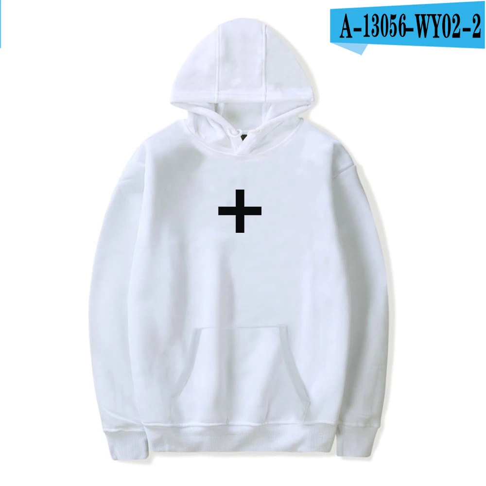 Толстовки женские мужские BlackPink TXT harajuku Толстовка K pop топы свободный пуловер off white уличная Moletom плюс размер - Цвет: white