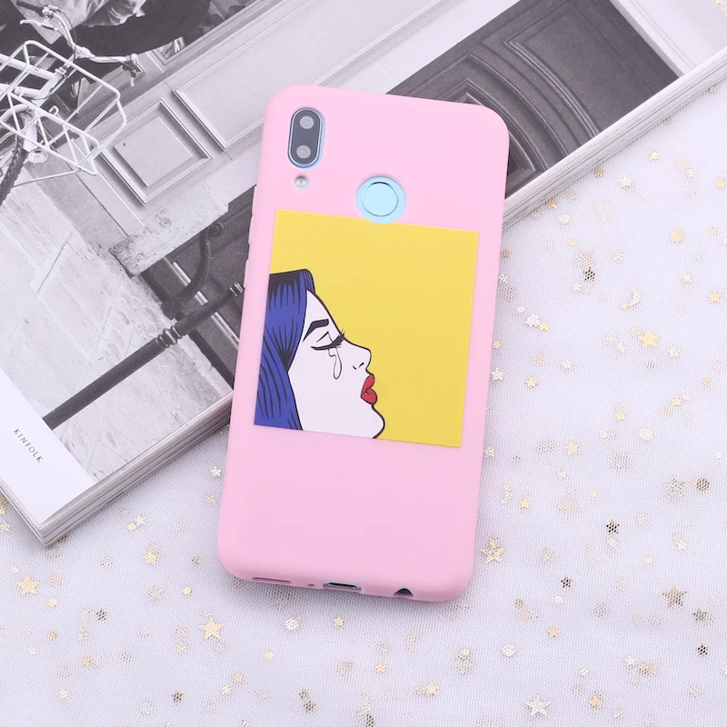 7 Для Huawei Honor Mate 10 20 Nova P20 P30 P Smart Comics Book Girl мультфильм конфеты силиконовый чехол для телефона Capa Fundas Coque - Цвет: 7