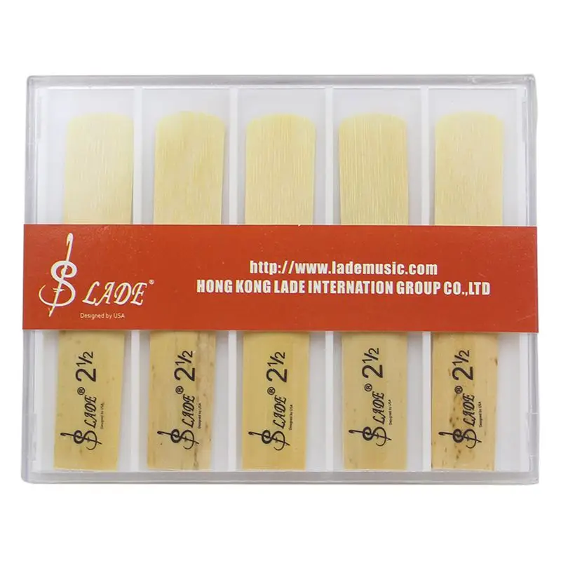 

SLADE 10 pcs/set Clarinet Bamboo Reeds for 2 1/2 (2.5) Size Clarinet Mouthpiece