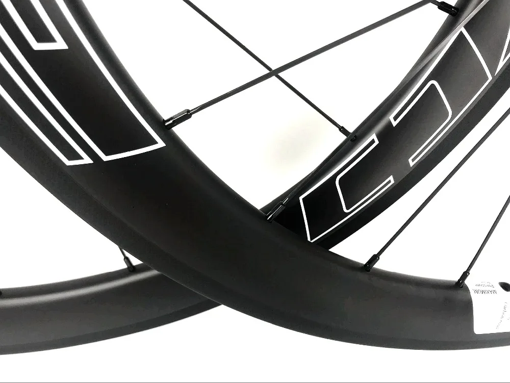 EVO белые наклейки 700C Углеродные колеса для шоссейного велосипеда 50 мм Глубина 25 мм ширина клинчер/трубчатый дорожный велосипед углеродная колесная пара UD матовая