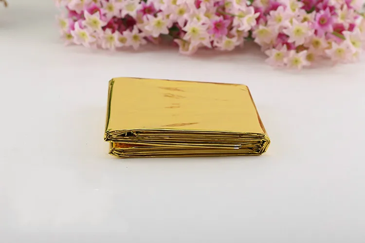 Waterproof Outdoor Thermal Foil Survival Blanket Golden