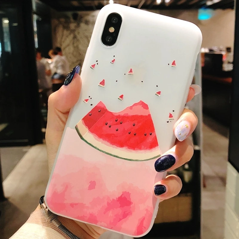 M8 Ins летний милый фруктовый лимонный силиконовый 3D рельефный ТПУ Мягкий Phonecase для IPhone 5/5s/5se/6/6s/6 p/6s plus/7/8/7 p/8 p/ X - Цвет: M8