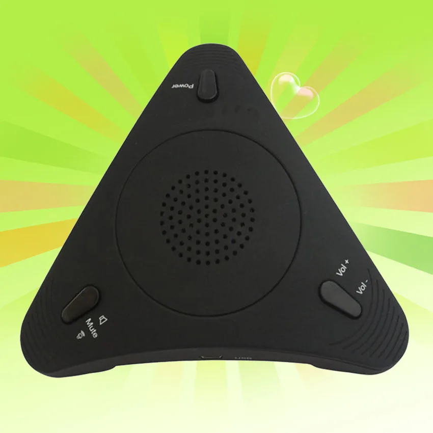 High-end stylish black Video Conference Phone Professional Computer Microphone USB Speakers Telephone Internet Call Dial Skype |