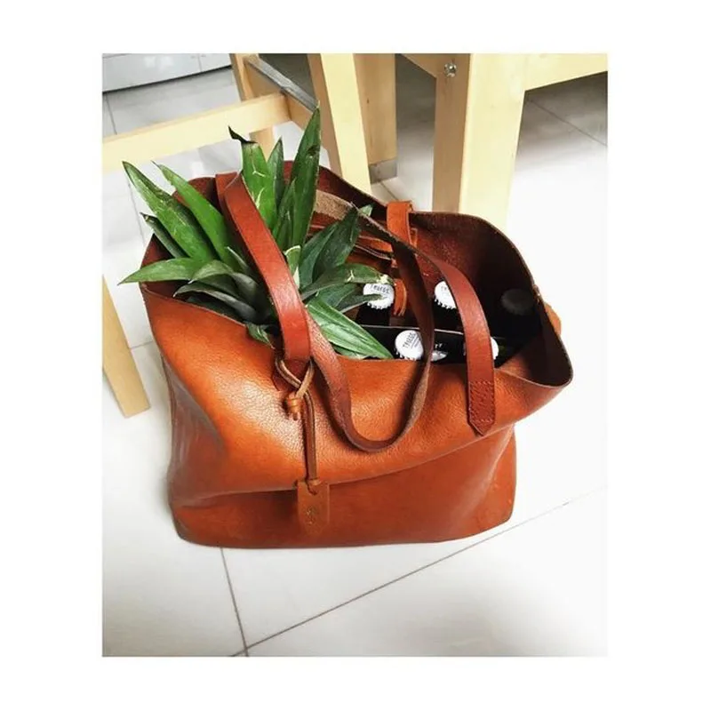 Schicht Retro Handtasche Aetoo Leder Damen 1 Echtes Erste 2 Transport FSqcBcn4tW