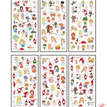 

6 Sheets/pack Magic Little Fairy Diy Stickers Decorative Scrapbooking Diy Diary Album Stick Label Paper Decor Kids Gift