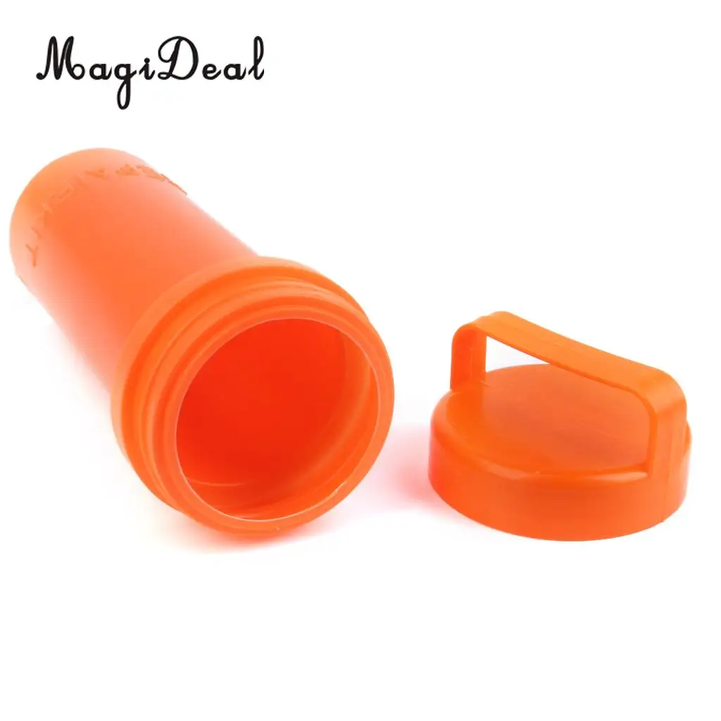 MagiDeal Marine Durable PVC Repair Kit Container Bucket for Kayak Inflatable Rubber Boat Orange Fishing Yatch Dinghy Accessories