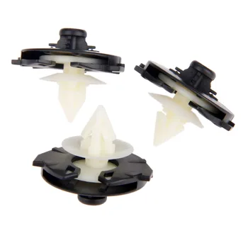 

Yetaha 10pcs Interior Door Card Panel Trim Clips For VW Polo 6N1 6N2 Plastic Fastener 6N0868243A Auto Rivets