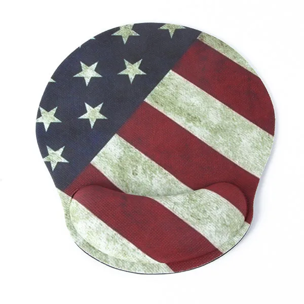 Thicken PC Wrist Mouse Pad Mat Flag Pattern For Optical/Trackball Mouse Mice Pad