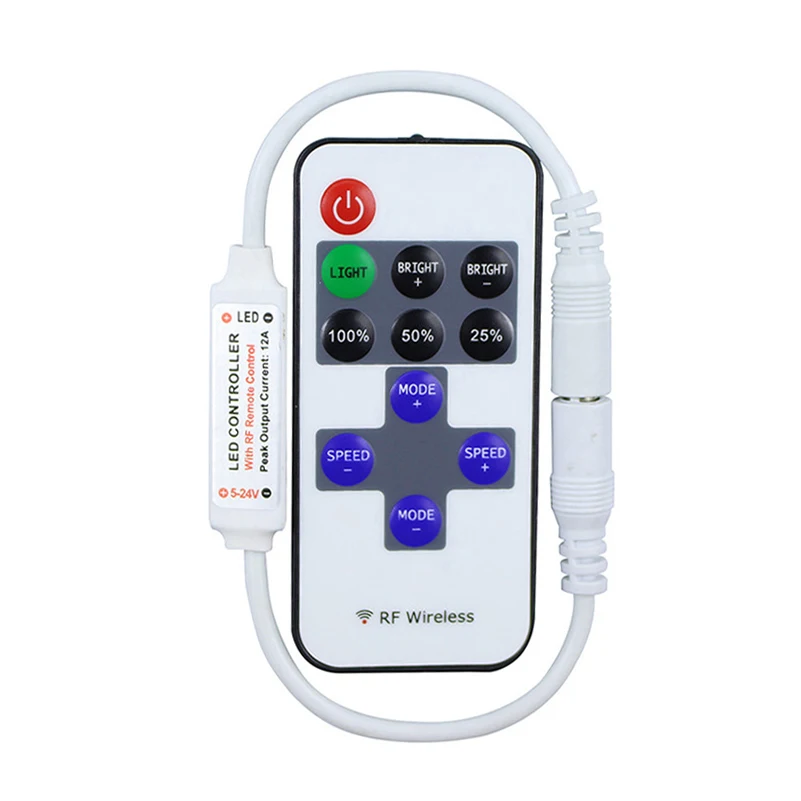 

Single Color LED Strip RF Remote Controller Wireless Dimmer for Flexiable Led Tape 3528 2835 5050 5630 5730