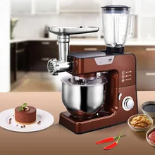 Соковыжималка Автоматическая разминающая машина взбиватель теста Интеллектуальный тестомес блендер 8 регулировка передач 5.5L молотое мясо