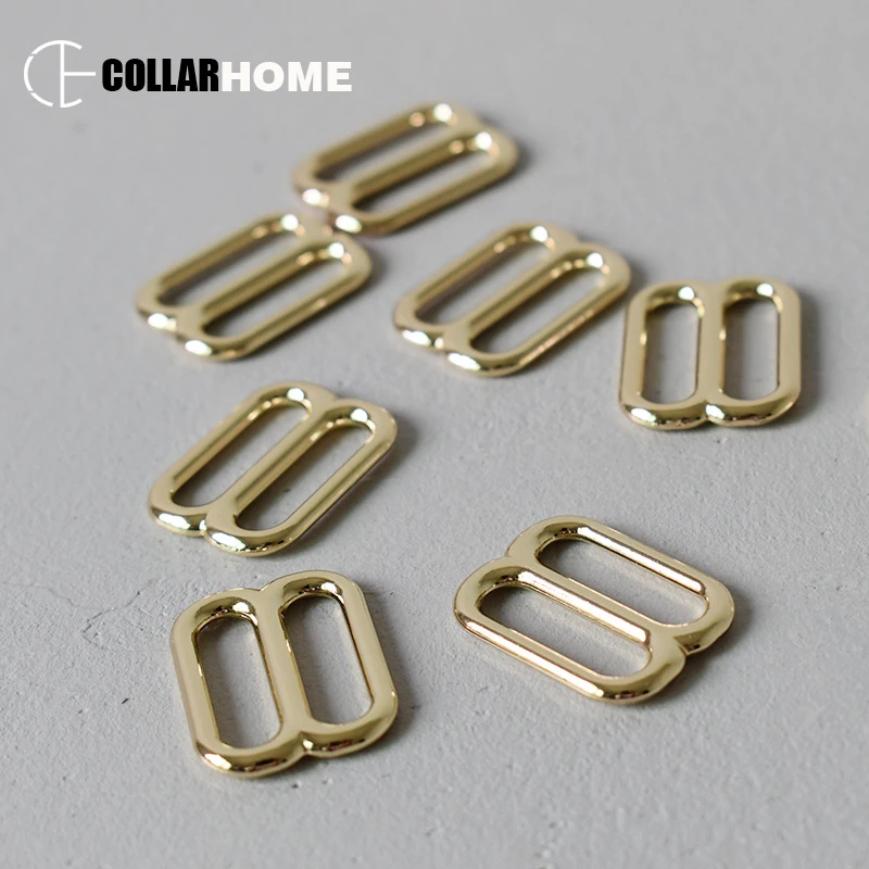 metal adjustable buckle slides tri-glides adjuster slider 20mm cat dog collar straps belt pin buckles DIY accessories