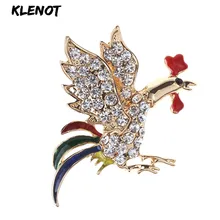 Эмаль индейка Петух петушок курица стразы брошь на булавке Зодиак петух животное Броши бижутерия подарки на день рождения