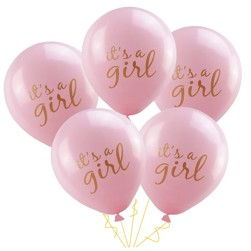 12 дюймов Детские воздушные шары для девочек и мальчиков украшение душевой кабины Пол раскрыть вечерние День рождения гелий это детская Для мальчиков и девочек набор воздушных шаров