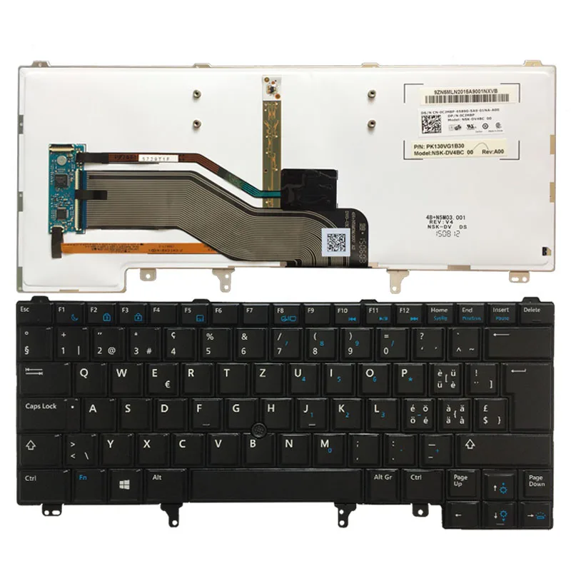 New Swedish Keyboard For Dell Latitude E5420 E5430 E6220 E6230 E6320 E6330 SW Laptop With Backlit | Компьютеры и офис