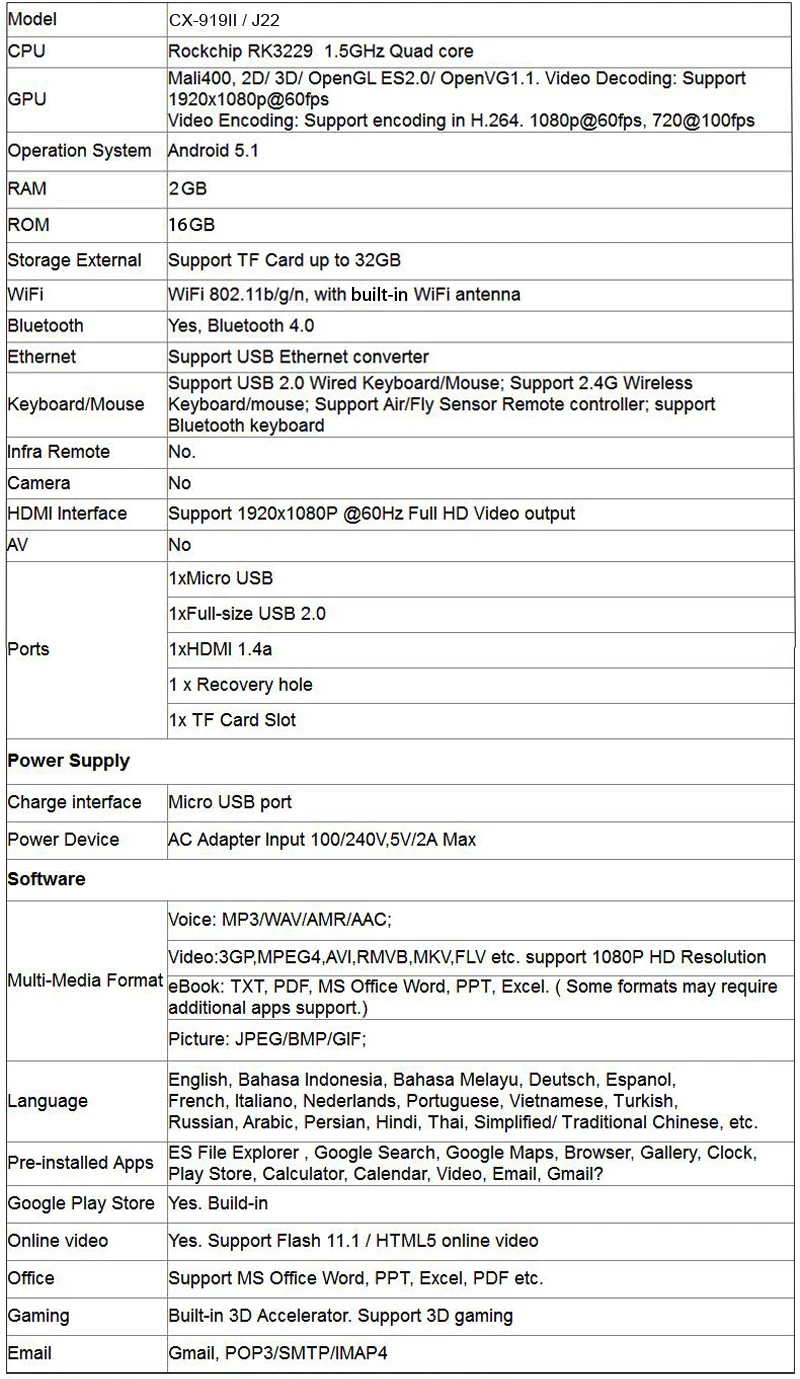 Spec  2GG+16GB