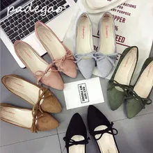 Обувь на плоской подошве Женская Летняя мода г. Удобная универсальная женская обувь на плоской подошве с бантом женская обувь на плоской подошве A150