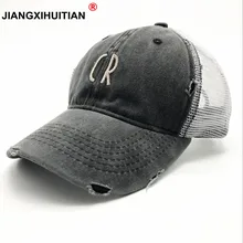 Новая летняя бейсболка с вышивкой стирка сетки Кепки головные уборы для мужчин и женщин, мужские и женские бейсбольные кепки, мужские шляпы Повседневное кепки в стиле хип-хоп папа Casquette