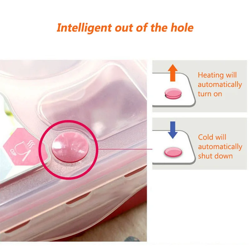 4 Cells Helath Plastic Bento Lunch Box Tableware Set Food Container Microwave School Lunch Boxes Sub-grid Design With Spoon (11)
