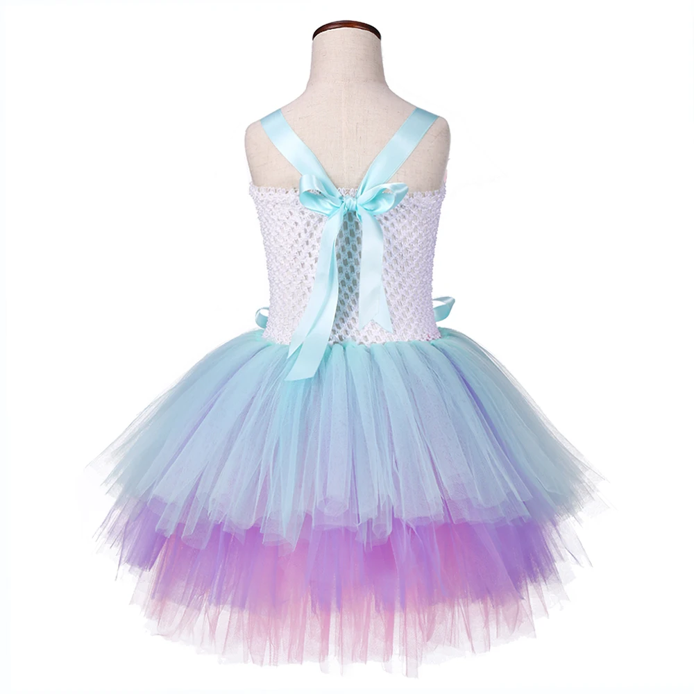 Surprise Candy Lol Unicorn Party Tutu Dress for Teen Lol Dolls Pattern Knee Length Dress Three Layers Cake Kids Party Dress Gown (5)