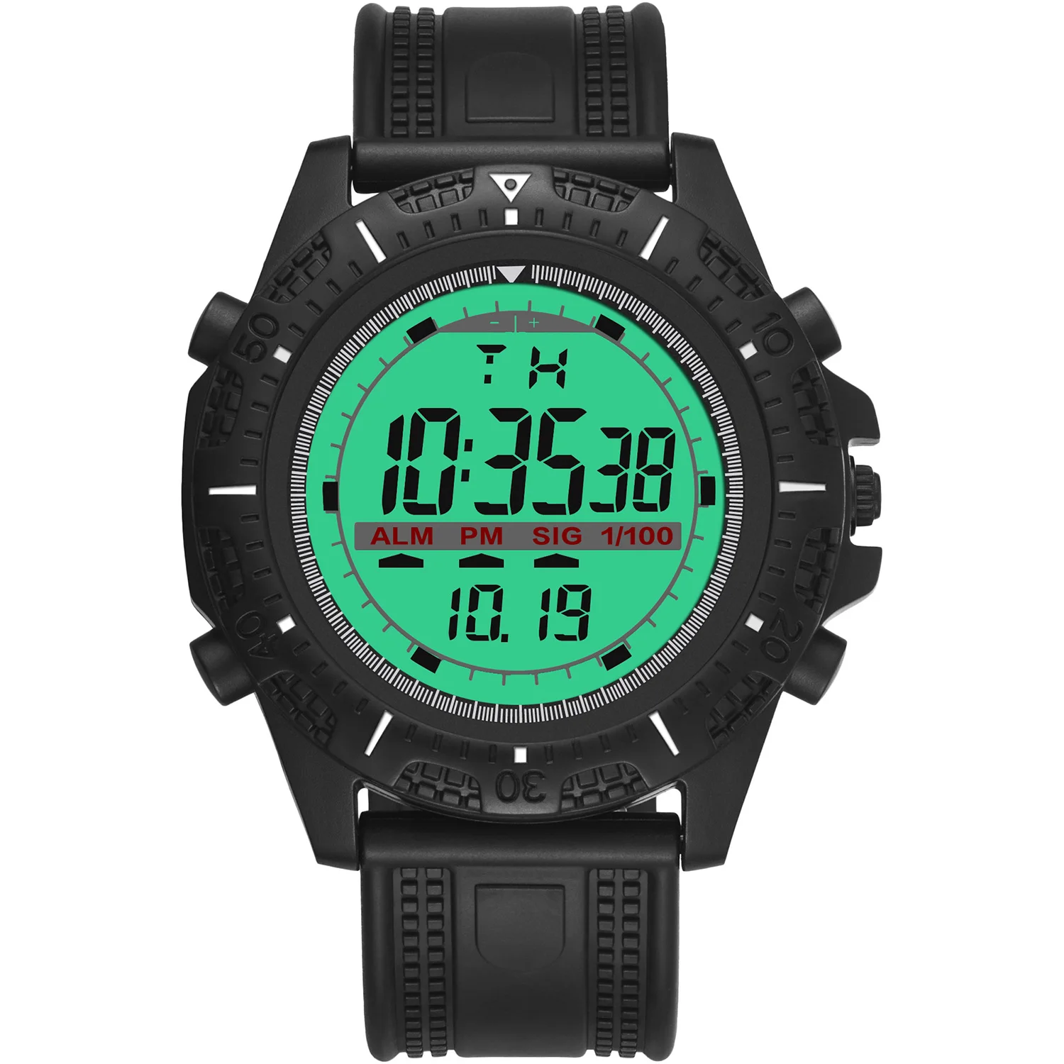 PANARS многофункциональные электронные мужские часы модные ударопрочные наручные часы с секундомером большой экран спортивные Будильник задняя подсветка цифровой