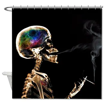 

Styli Smoke Weed Bath Waterproof Bath Shower Curtain