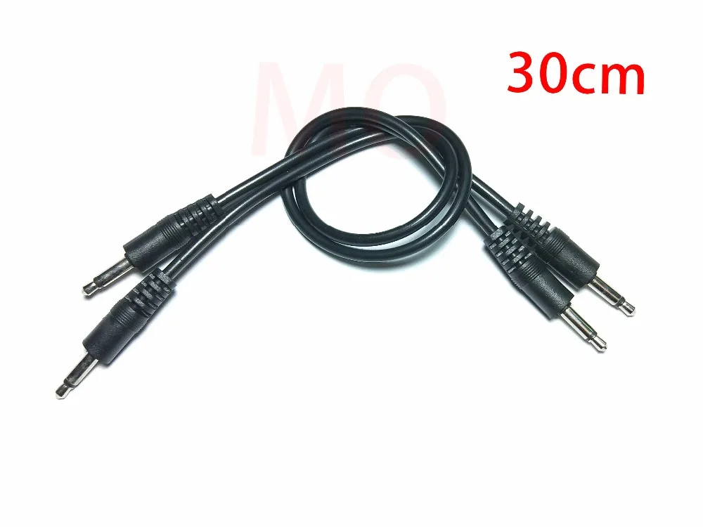 

10pcs 3.5mm 1/8 male mini plug monaural mono audio connector 30cm cable