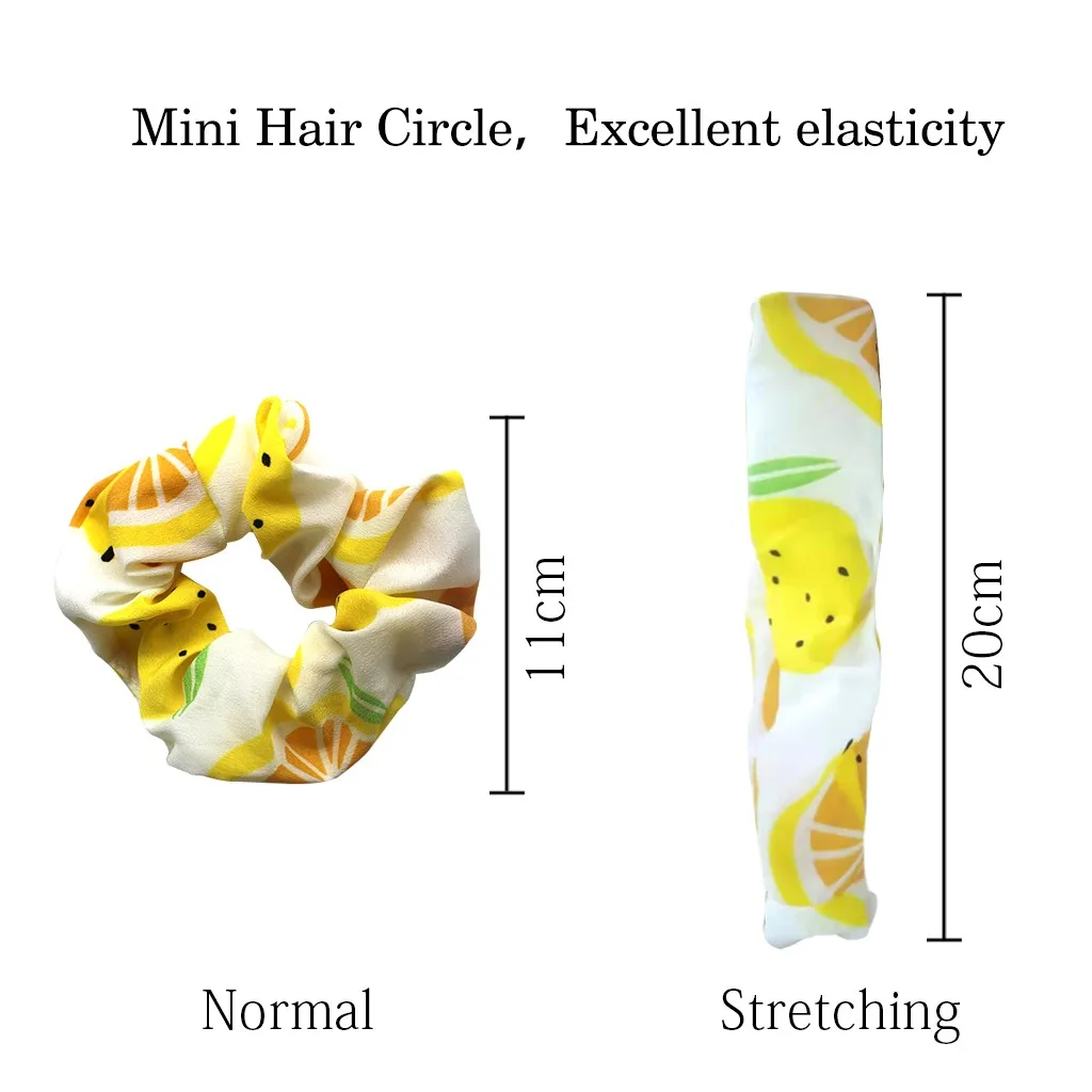 Hair Chiffon Elastics Hair Ties 25 Style Bright Colorful Bobbles Bands Women 25Pcs chiffon rope Tools