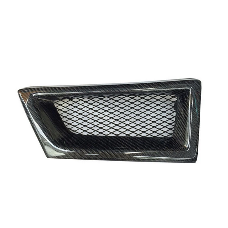 3pcs/set Carbon Fiber Front Mesh Grille For Subaru Impreza WRX STi 9th 2006-2007