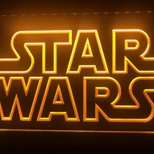 G113 Звездные войны Бар Пиво ED неоновый свет знак