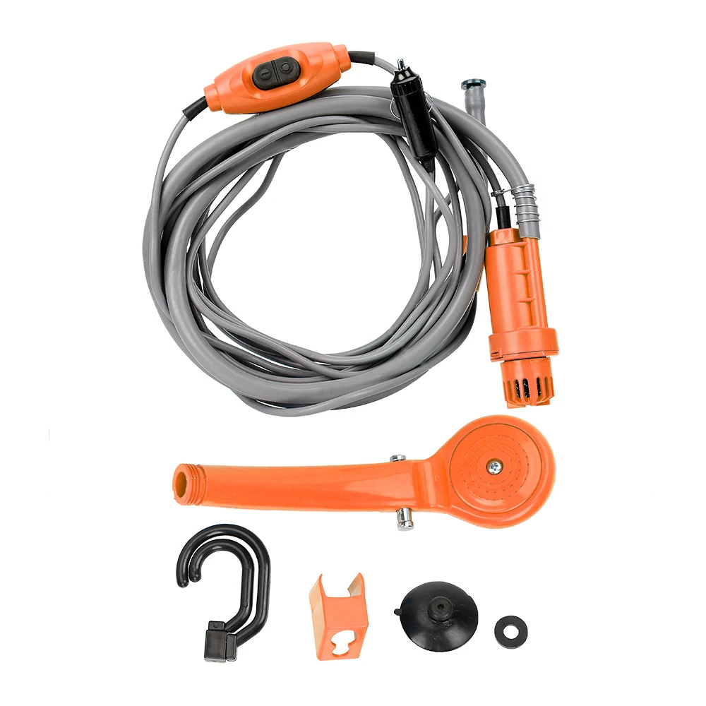 

Cleaning Tool DC 12V Universal Car Washing Outdoor Camping Travel Shower Portable Car Shower Car Washer with Cigarette Lighter