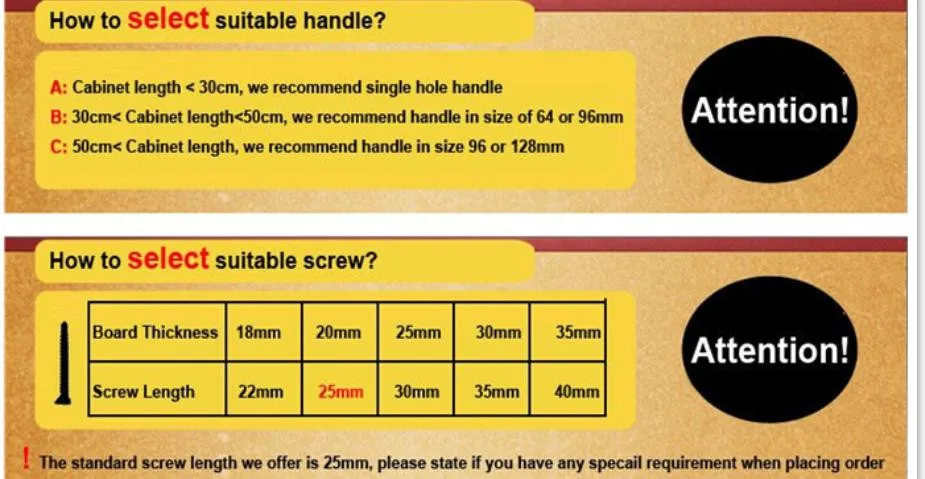 sutiable handles